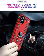 Load image into Gallery viewer, iPhone Case- Magnetic Shockproof Ring Holder for Car Mount with Kickstand