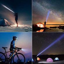Load image into Gallery viewer, Tactical Flashlight 5 Lights Modes, Ultra-bright Zoom Function and IP65 Waterproof Handheld Flashlights