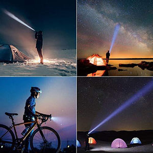 Tactical Flashlight 5 Lights Modes, Ultra-bright Zoom Function and IP65 Waterproof Handheld Flashlights