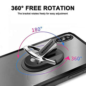 Universal 2 in 1 360 Degree Rotation Car Air Ring Holder & Stand