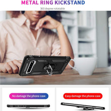 Load image into Gallery viewer, Magnetic Shockproof 360 Degree Rotating Metal Ring Holder with Kickstand Phone Case