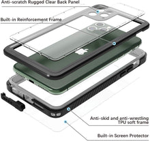 Load image into Gallery viewer, iPhone  Case Built-in Screen Protector Real Heavy Duty Rugged Shockproof