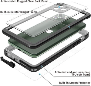 iPhone  Case Built-in Screen Protector Real Heavy Duty Rugged Shockproof