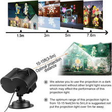 Load image into Gallery viewer, Ocean Wave Christmas Projector Lights, Remote Control 2-in-1 Moving Patterns