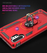 Load image into Gallery viewer, Magnetic Shockproof 360 Degree Rotating Metal Ring Holder with Kickstand Phone Case