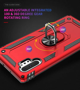 Magnetic Shockproof 360 Degree Rotating Metal Ring Holder with Kickstand Phone Case