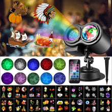 Load image into Gallery viewer, Ocean Wave Christmas Projector Lights, Remote Control 2-in-1 Moving Patterns