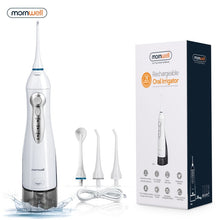 Load image into Gallery viewer, Oral Irrigator USB Rechargeable Water Flosser Portable Dental Water Jet 300ML Water Tank Waterproof Teeth Cleaner