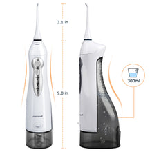 Load image into Gallery viewer, Oral Irrigator USB Rechargeable Water Flosser Portable Dental Water Jet 300ML Water Tank Waterproof Teeth Cleaner