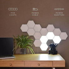 Load image into Gallery viewer, 16pcs Quantum lamp led modular touch sensitive lighting decoration wall