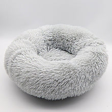 Load image into Gallery viewer, Soft Long Plush Round Pet Dog Bed for Small Medium Dogs