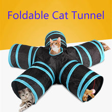 Load image into Gallery viewer, Foldable Pet Tunnel Indoor and Outdoor Training Toy for Dogs and Cats