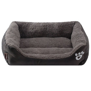 Pet Sofa Beds Waterproof Bottom Soft Fleece Warm Bed House for Dog and Cat