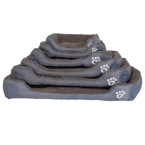 Pet Sofa Beds Waterproof Bottom Soft Fleece Warm Bed House for Dog and Cat