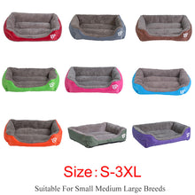 Load image into Gallery viewer, Pet Sofa Beds Waterproof Bottom Soft Fleece Warm Bed House for Dog and Cat