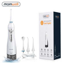 Load image into Gallery viewer, Oral Irrigator USB Rechargeable Water Flosser Portable Dental Water Jet 300ML Water Tank Waterproof Teeth Cleaner