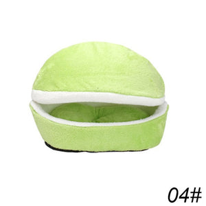 Removable Cat Sleeping Bag Sofas Mat Hamburger House for Pets