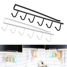 Load image into Gallery viewer, Under-Cabinet Hanger Rack (6 Hooks)