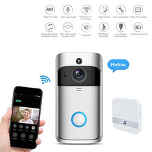 Load image into Gallery viewer, Smart Wireless Wifi Video Doorbell Intercom 720P Phone Call Camera Infrared Remote Record Home Security Monitoring