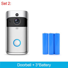 Load image into Gallery viewer, Smart Wireless Wifi Video Doorbell Intercom 720P Phone Call Camera Infrared Remote Record Home Security Monitoring