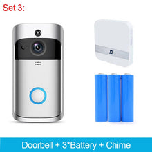 Load image into Gallery viewer, Smart Wireless Wifi Video Doorbell Intercom 720P Phone Call Camera Infrared Remote Record Home Security Monitoring